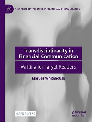cover image of Transdisciplinarity in Financial Communication